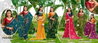 Nitya 13 By 5D Designer Dull Moss Surat Bandhej Saree Wholesale Market